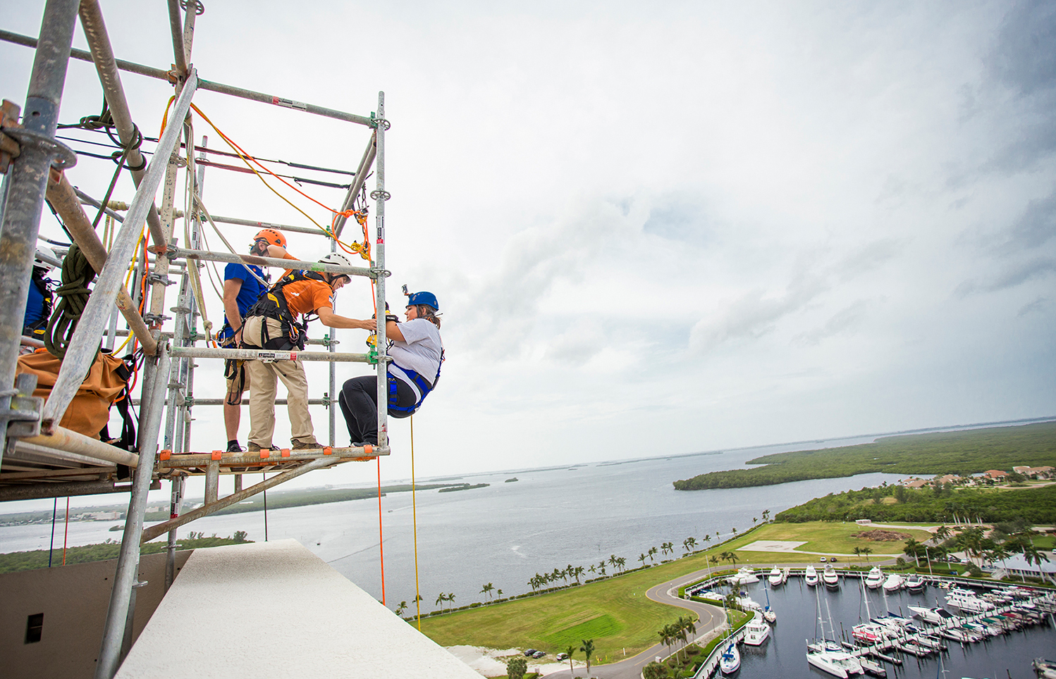 Urban Rappelling Over The Edge | Urban rappelling fundraising events, travel and more!